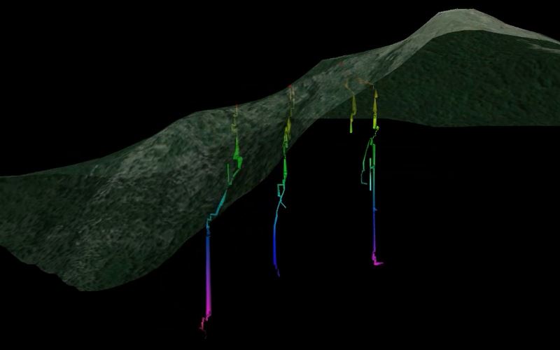 Grotte del Monte Petrella ricostruzione 3D